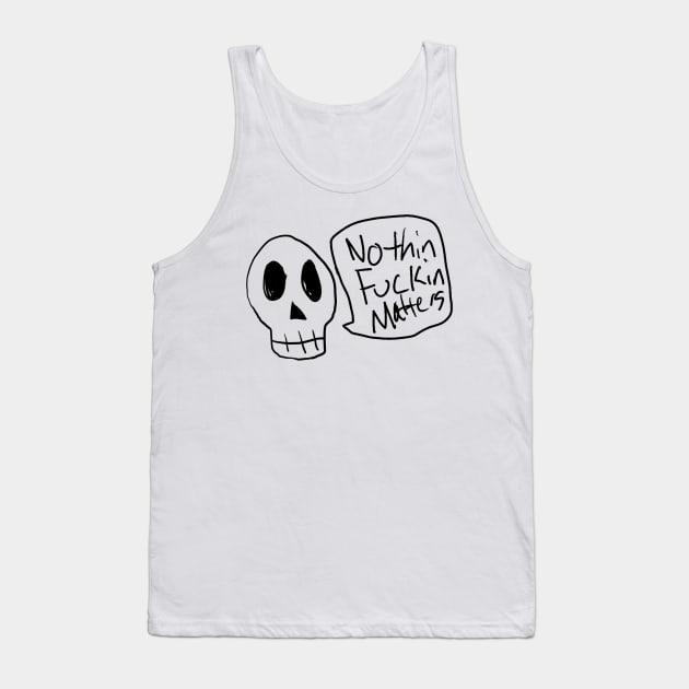 Nihilism Skeleton Tank Top by ALSOTHAT